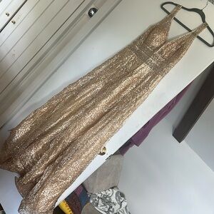Sparkle gold ball gown